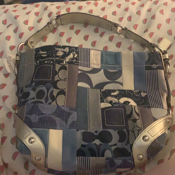 Coach Bags Bn Coach Denim Patchwork Purse Carly Poshmark